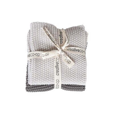 Cotton Knit Dish Cloths (Set of 2 Pieces