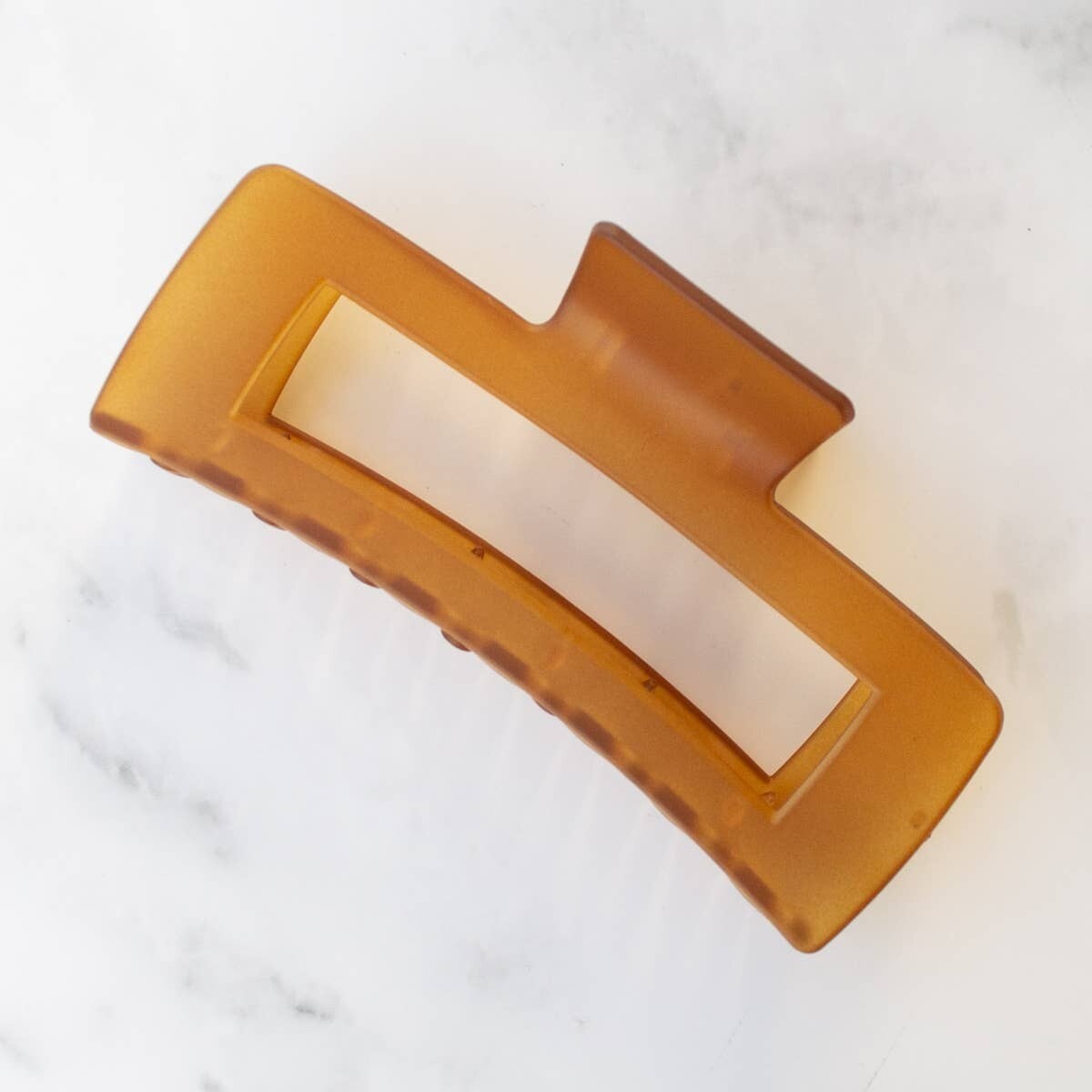 Jumbo Size 5 Inch Solid Long Square  Hair Clip