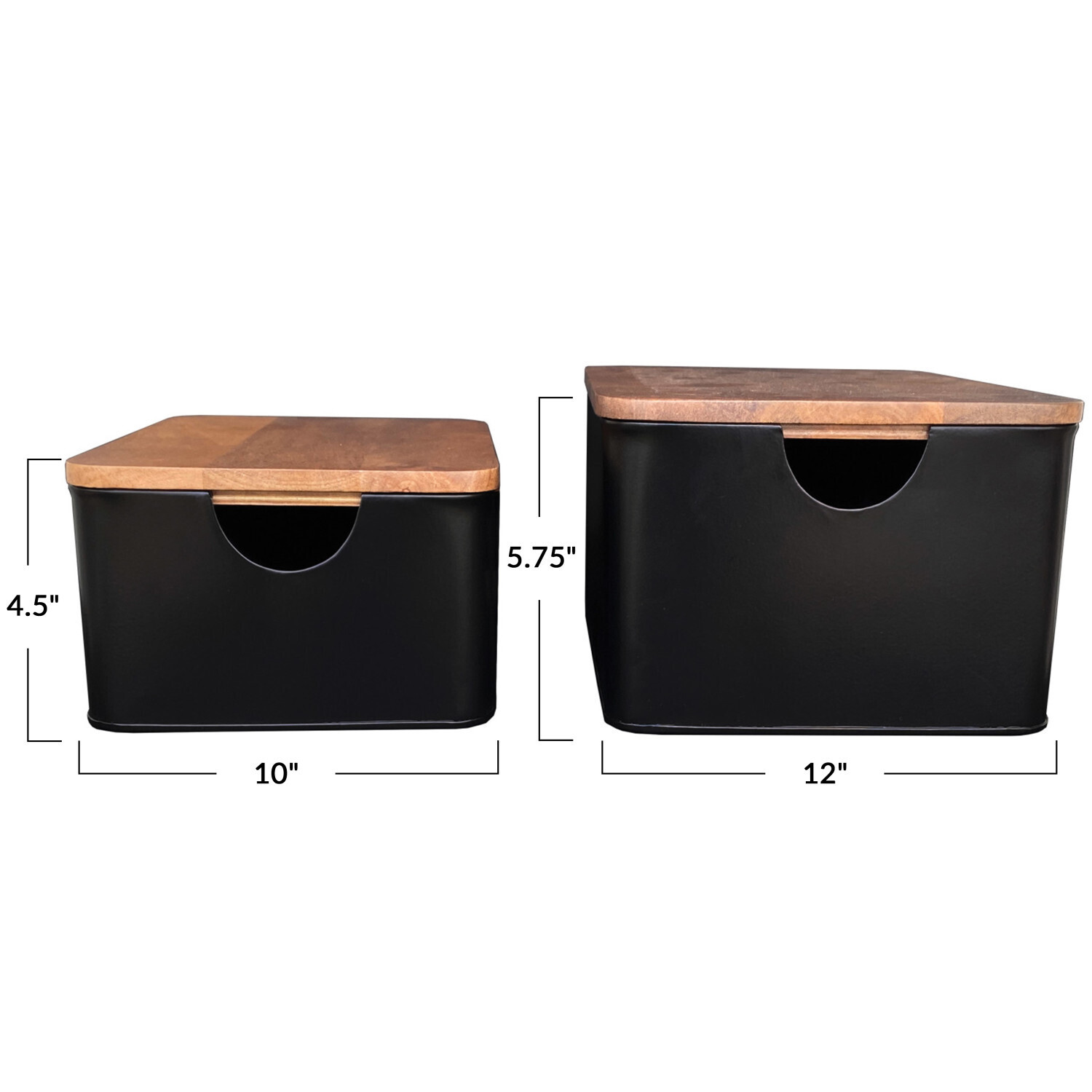 S/2 Metal Boxes
