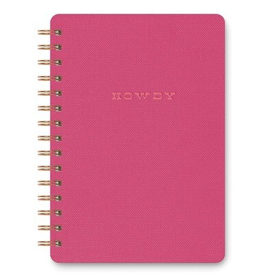 Howdy (Pink Punch) Agatha Notebook