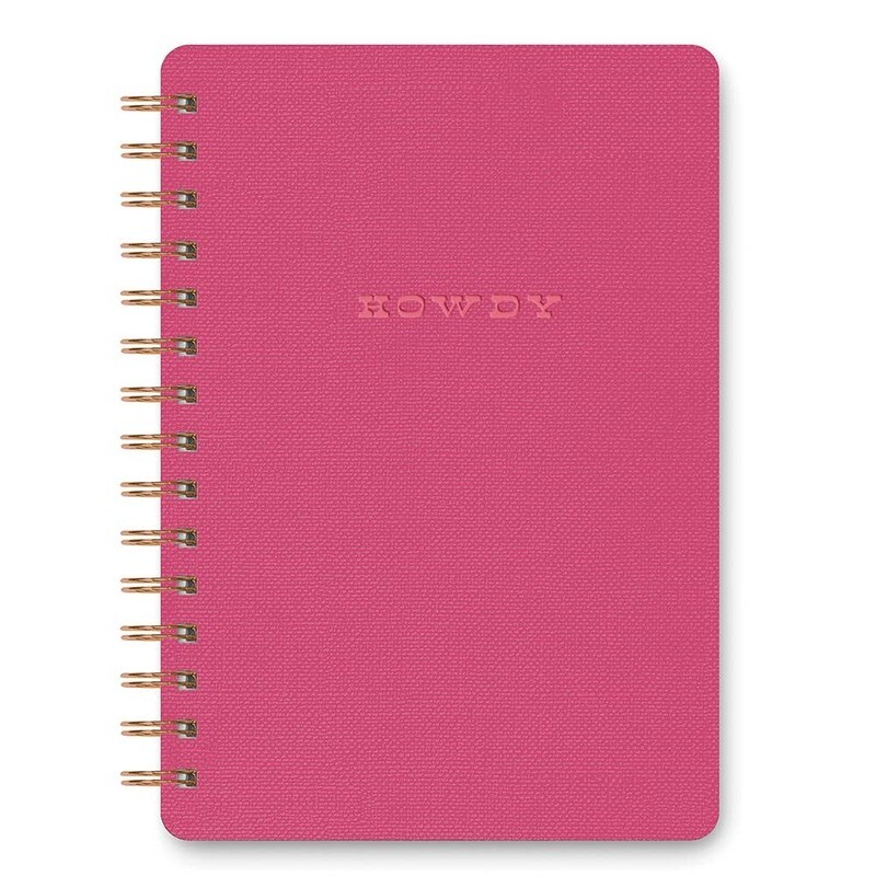 Howdy (Pink Punch) Agatha Notebook