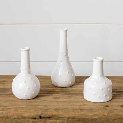 Dottie Bud Vases - set of 3 Dottie Bud Vases - set of 3