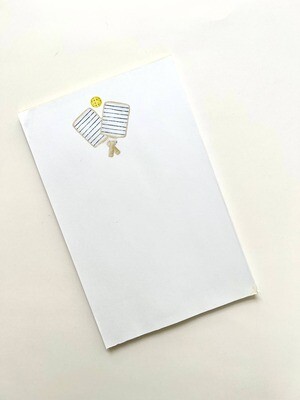 Pickle Ball Large Notepad