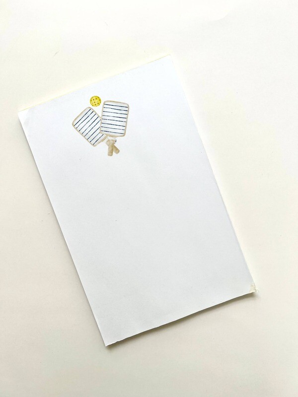 Pickle Ball Large Notepad