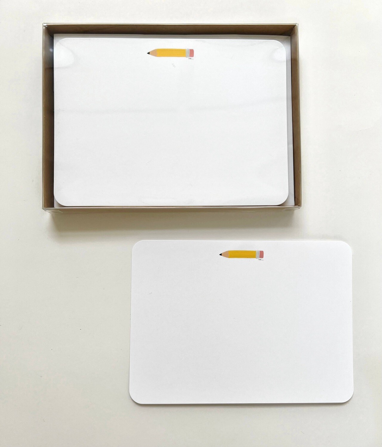 Pencil Flat Notecards