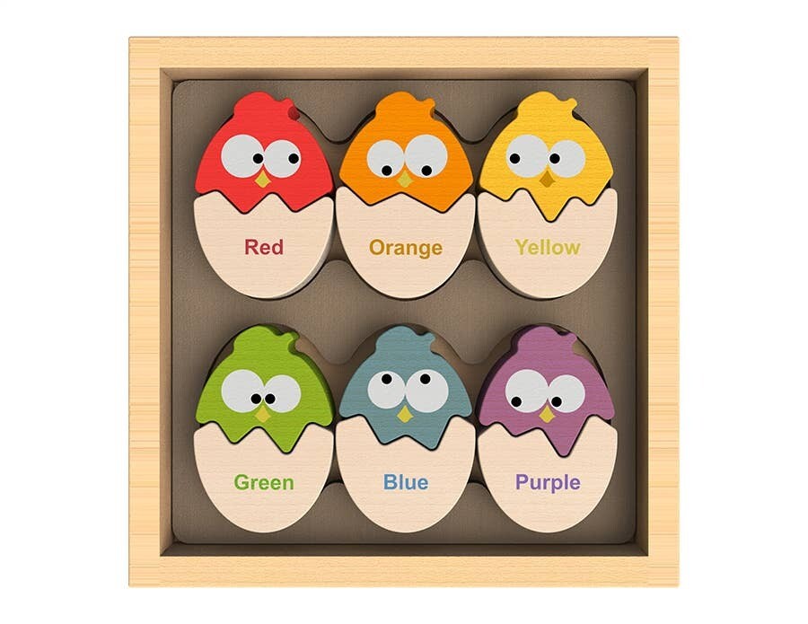 Color &#39;N Eggs - Bilingual Matching Puzzle