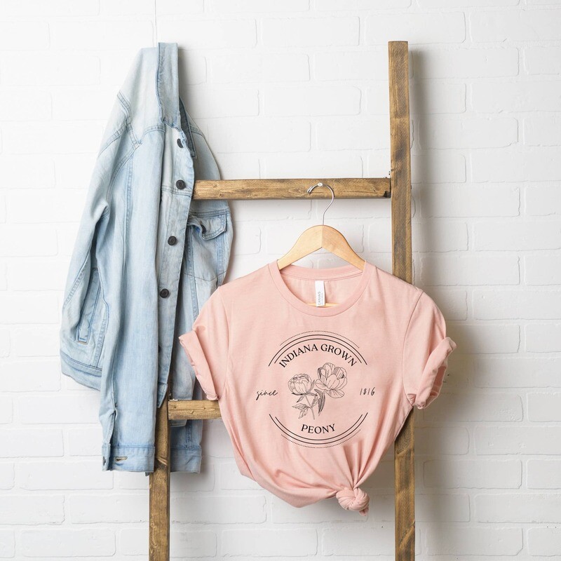 Indiana State Flower | Short Sleeve Graphic Tee