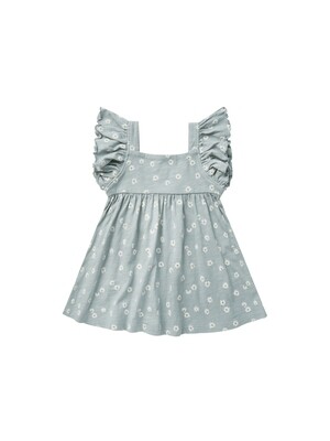 Mariposa Dress - Blue Daisy