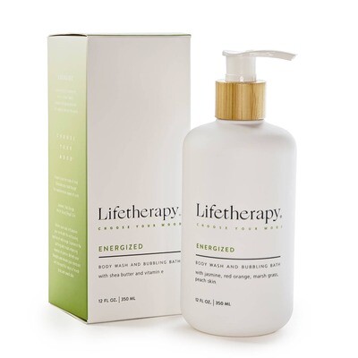 12 oz Energized Body Wash and Bubbling Bath