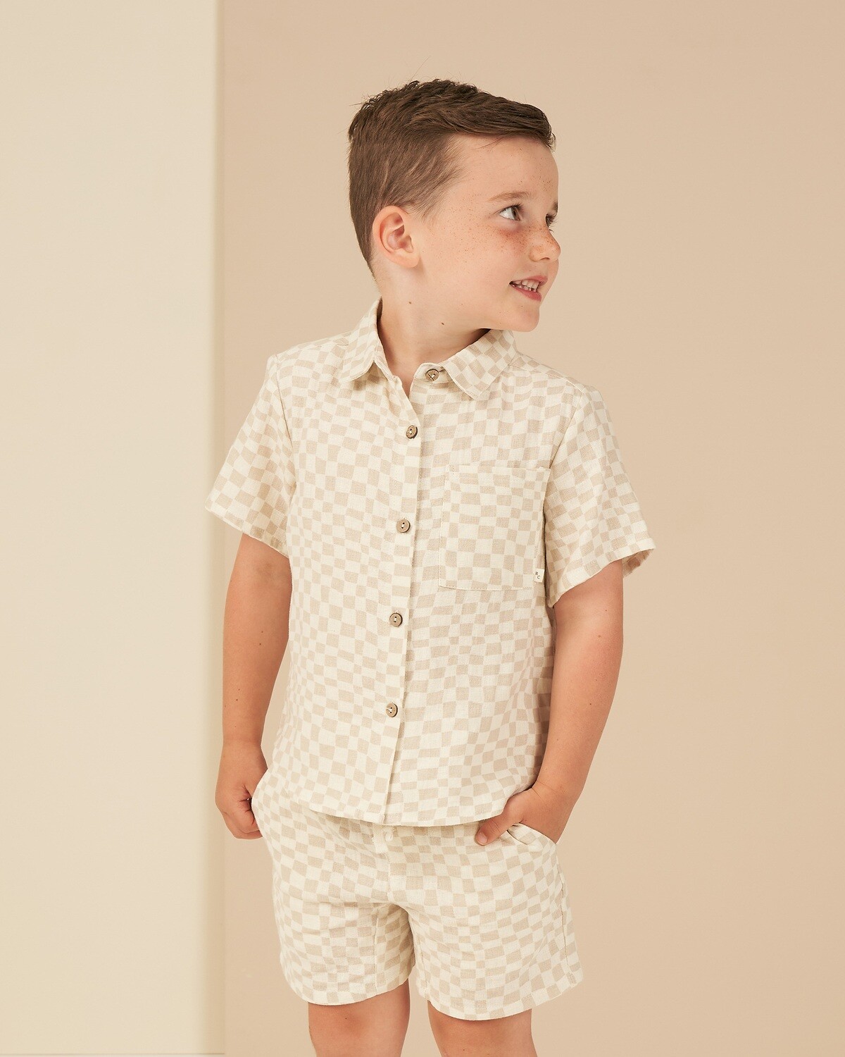 Collared Short Sleeve Shirt