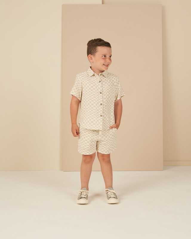 Collared Short Sleeve Shirt