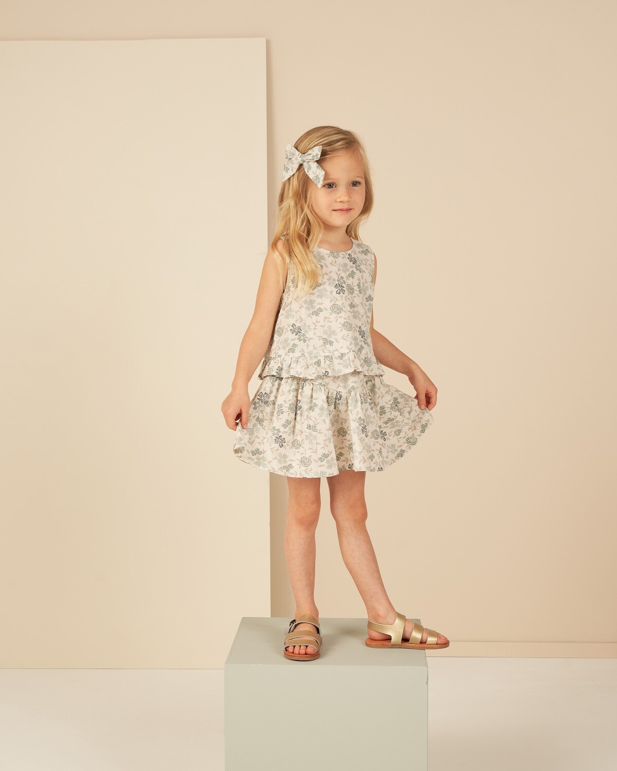 Sparrow Skirt - Blue Floral