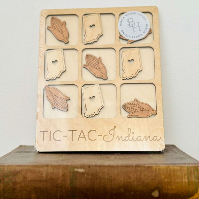 Indiana State &amp; Corn- Tic-Tac-Toe IN Game