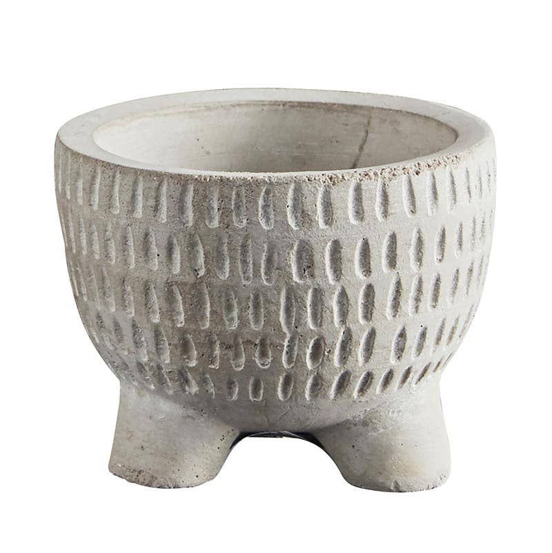 Cement Tripod Pot - Small