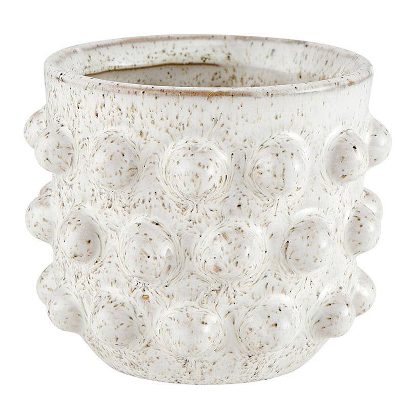 White Dot Pot - Small