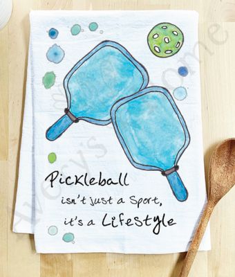 Pickleball Lifestyle Sport Kitchen Towel