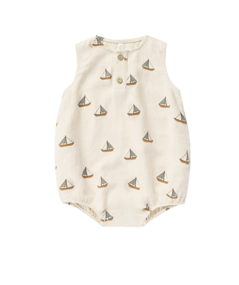 Beau Romper - Sailboats