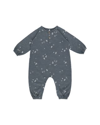 Henley Jumpsuit - Paisley