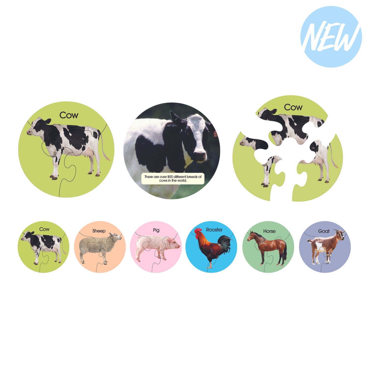 Farm Animal Puzzles