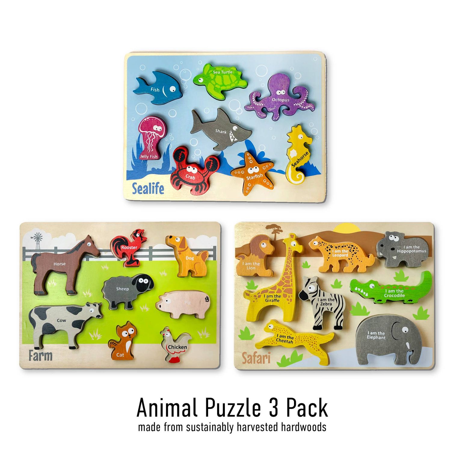 Animal Puzzles  - Chunky Pieces