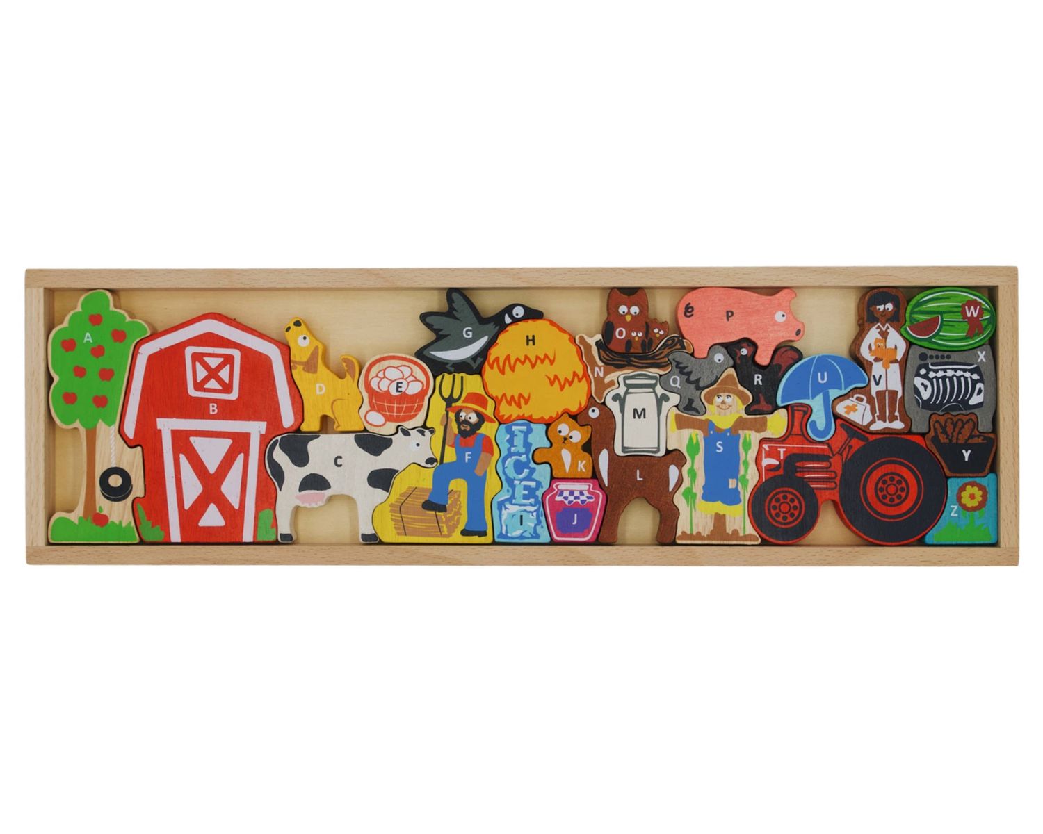 Farm A to Z Puzzle &amp; Playset