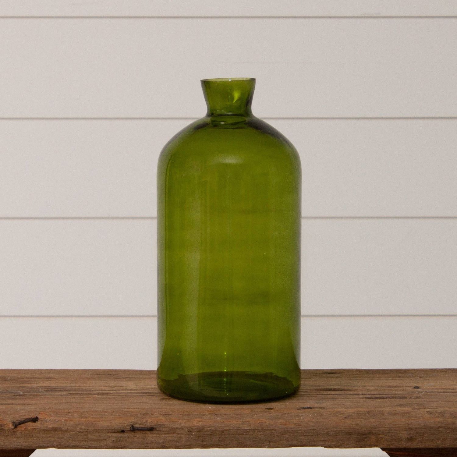 Green Glass Vase, Lg (PC)