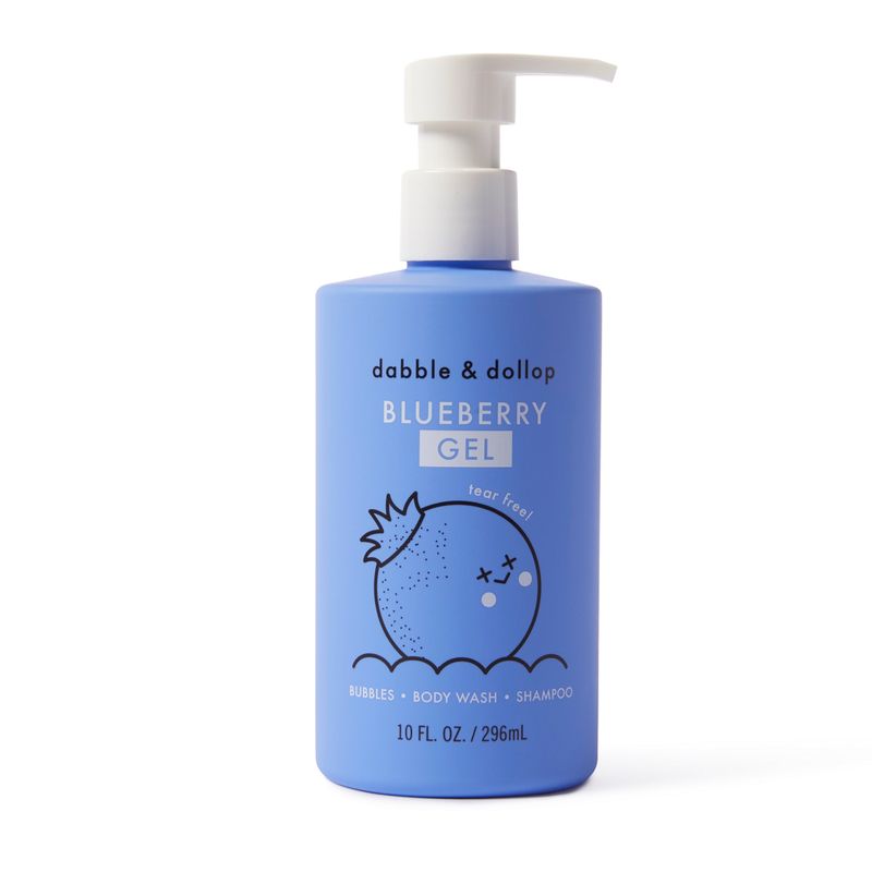 All-Natural Blueberry Shampoo, Body Wash &amp; Bubbles
