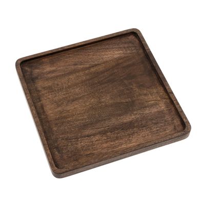Heritage Square Tray L, Stained Mango
