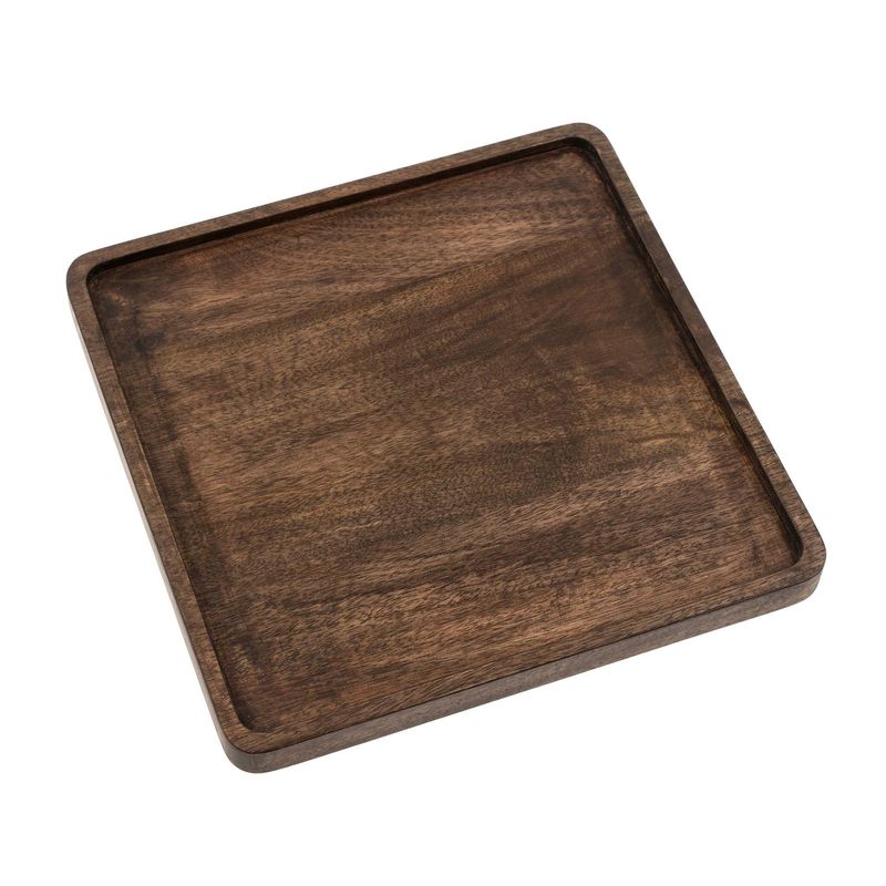 Heritage Square Tray L, Stained Mango
