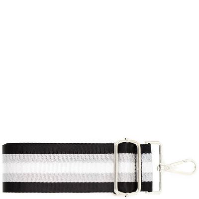 Guitar Strap: Black Silver