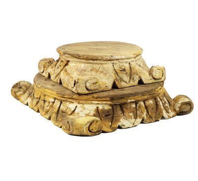 Carved Pillar Base: Small