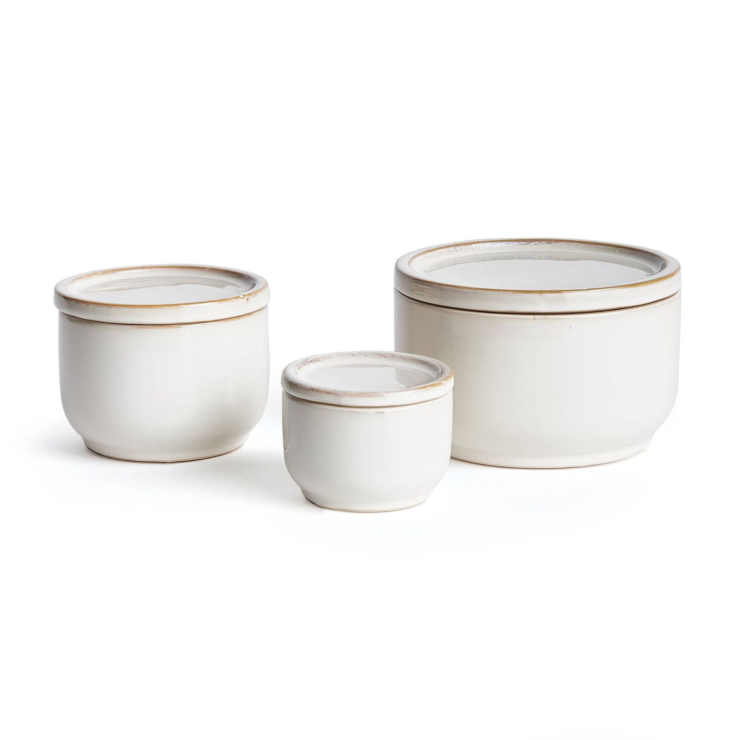 Joanne Decorative Lidded Jars, Set Of 3