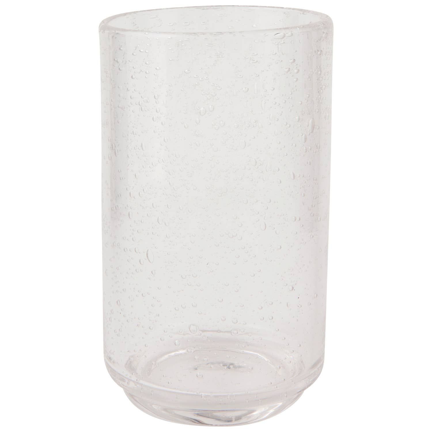 Bubbled Glass 17 oz - Clear