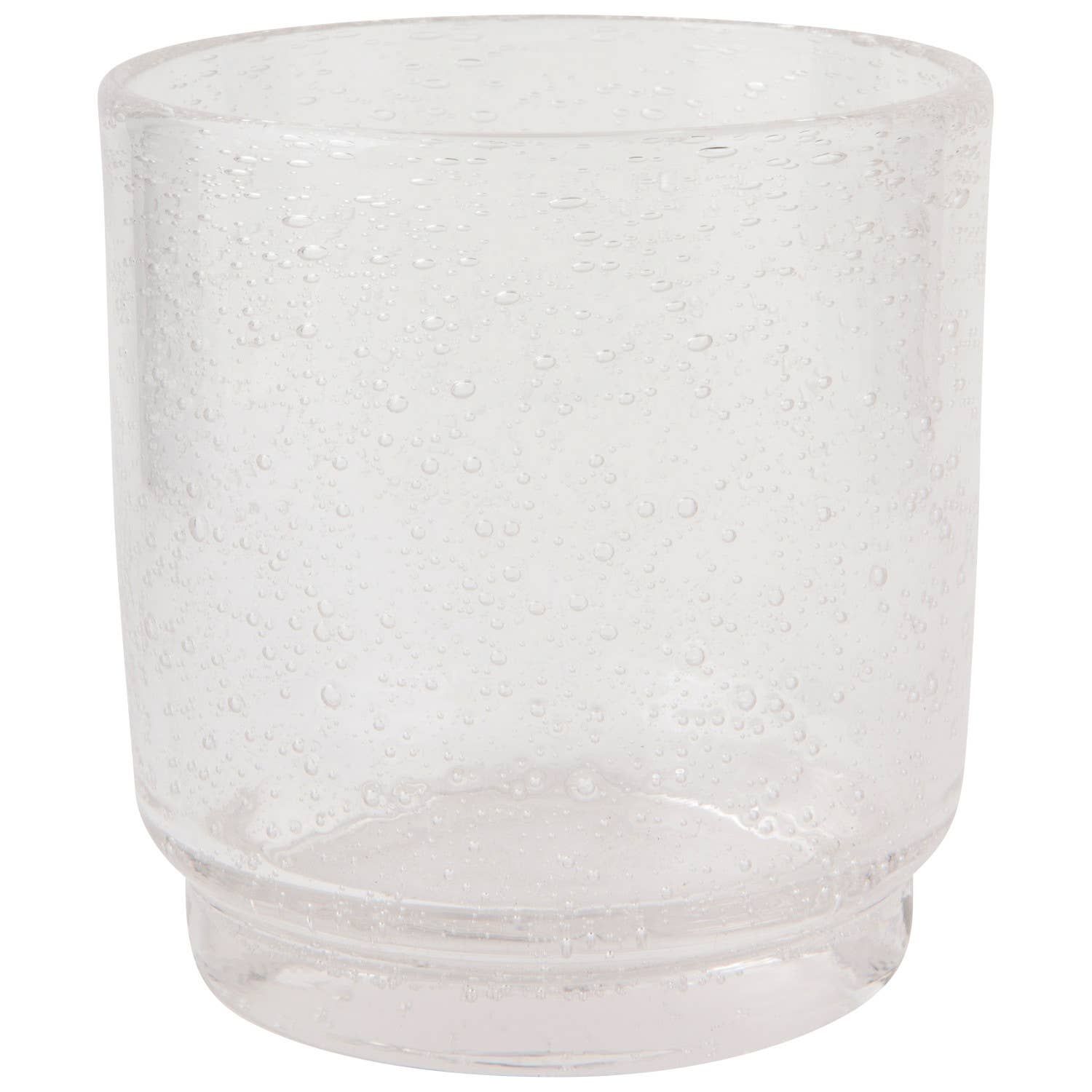 Bubbled Glass 12 oz - Clear