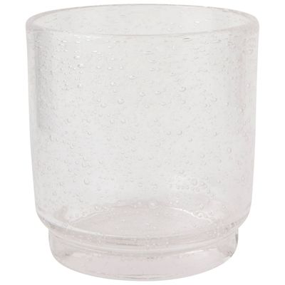 Bubbled Glass 12 oz - Clear