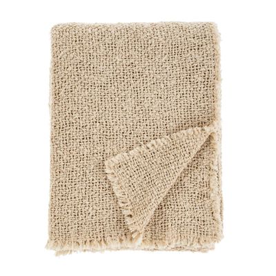 Sable Fringe Throw Natural Sable Fringe Throw Natural