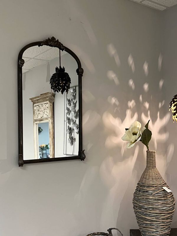 Vintage Iron Frame Mirror