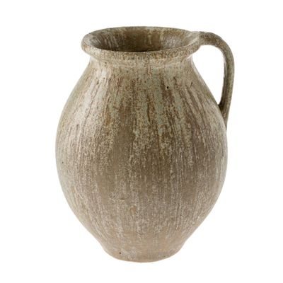 Rhodes Pitcher Vase L, Reactive Brown Rhodes Pitcher Vase L, Reactive Brown