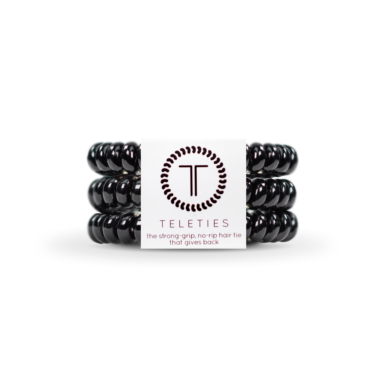 Spiral Hair Coils | Small | Jet Black Hair Ties