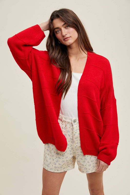 OVERSIZED SWEATER CARDIGAN