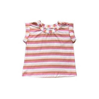 Girl&#39;s Roll Sleeve Top