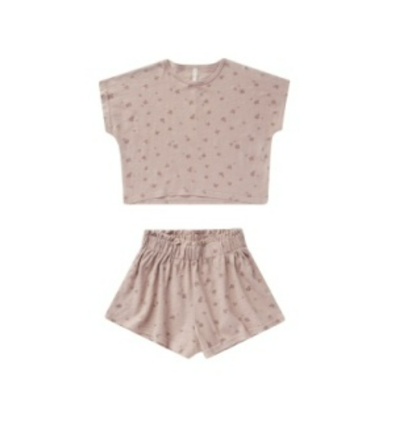 Raegan Set - Mauve Ditsy