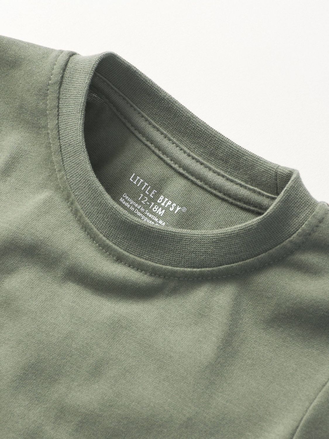Elevated Tee - Basil, Size: 7Y