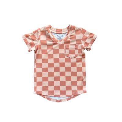 Kid&#39;s V-Neck Pocket Tee