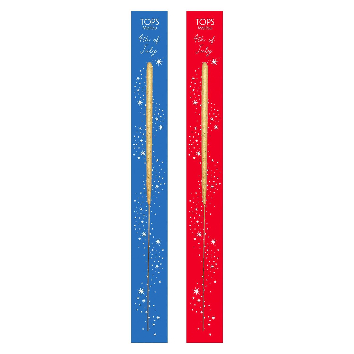 6.75&quot; Wish Sparkler Card - 4th of July - Gold - Asst Colors