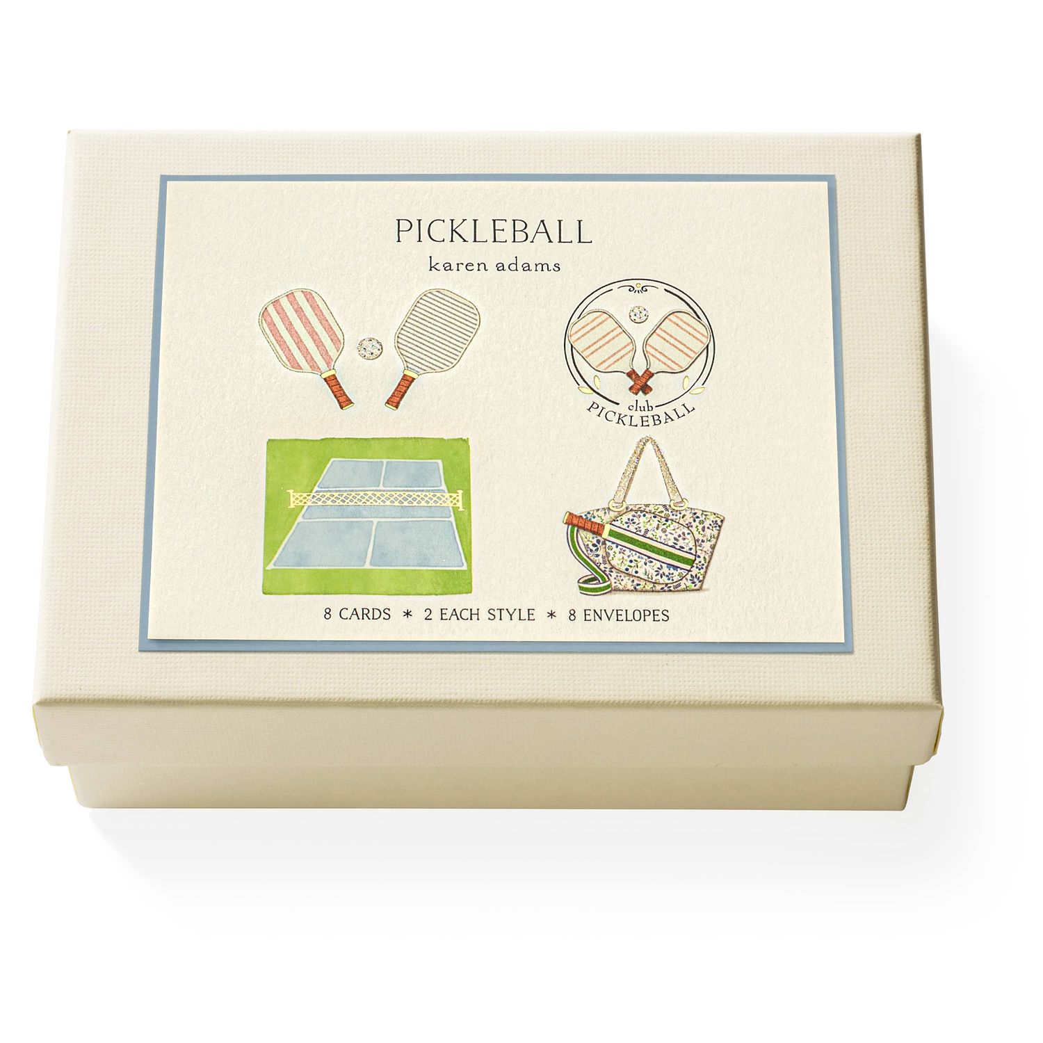 Pickleball Note Card Box