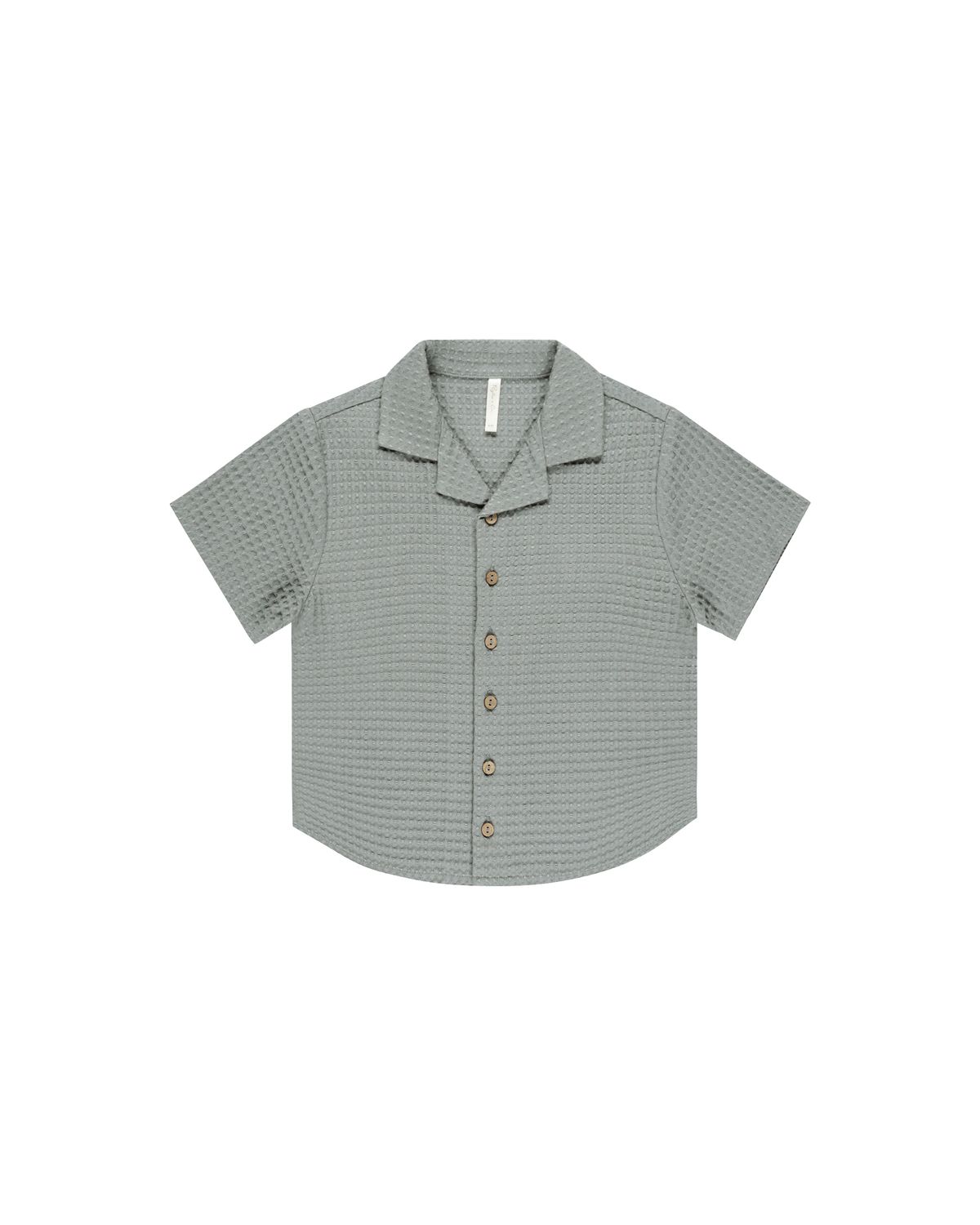 Lapel Collar Shirt || Eucalyptus