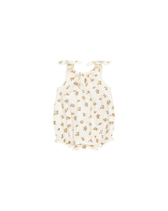 SHOULDER TIE BUBBLE || ORANGES