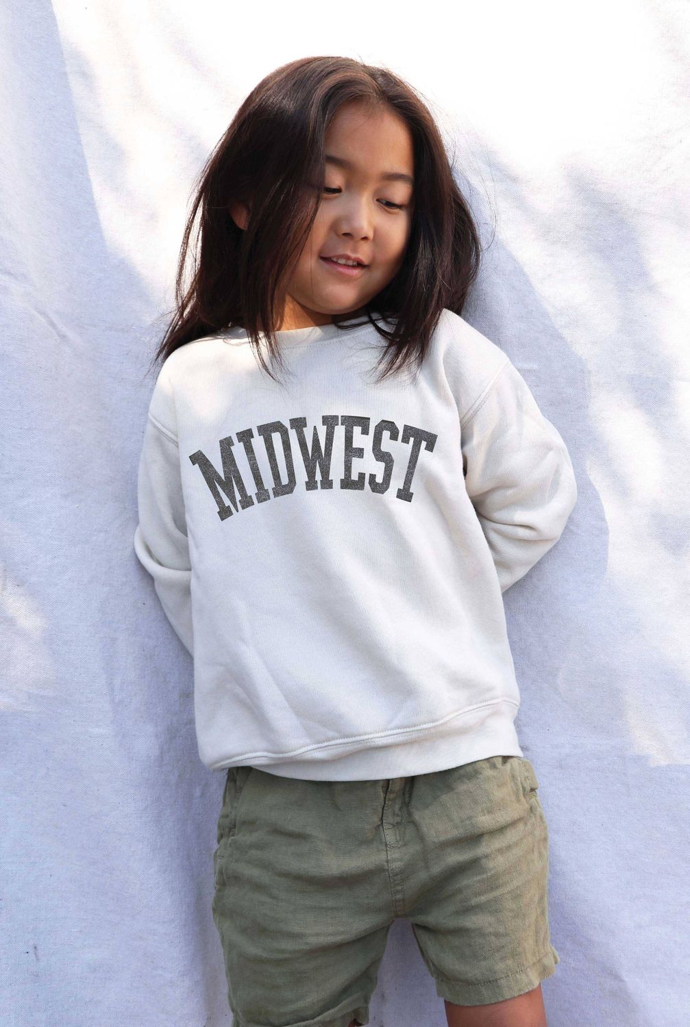 MIDWEST Toddler Sweatshirt -HEATHER DUST