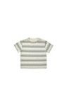 Relaxed Tee - Aqua Stripe